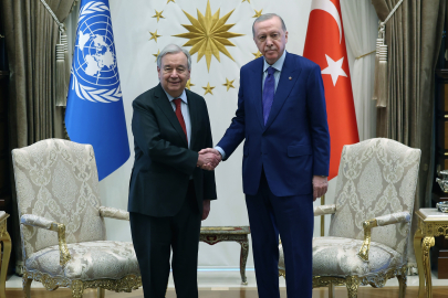 Cumhurbaşkanı Erdoğan, BM Genel Sekreteri Guterres'i kabul etti!