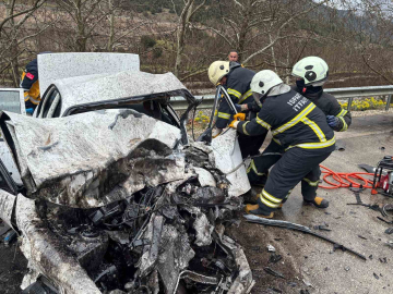 Isparta’da feci kaza nişanlı çifti hayattan kopardı