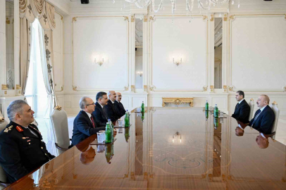 İçişleri Bakanı Çiftçi, Azerbaycan Cumhurbaşkanı Aliyev tarafından kabul edildi