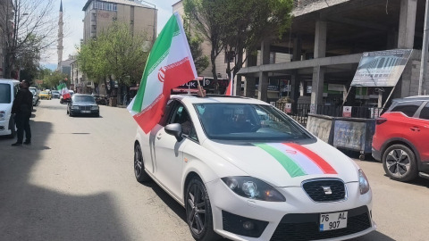 Iğdır’da 500 araçlık konvoyla "Zalimin Karşısındayız" mesajı