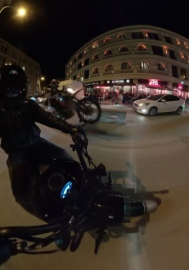 Motosikletin önünü kaldırarak yaptığı paylaşım 49 bin TL’ye mal oldu