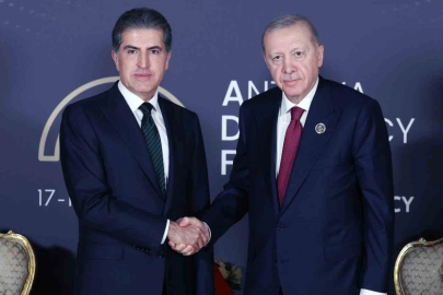 Cumhurbaşkanı Erdoğan, Irak Kürt Bölgesel Yönetimi Başkanı Neçirvan Barzani’yi kabul etti