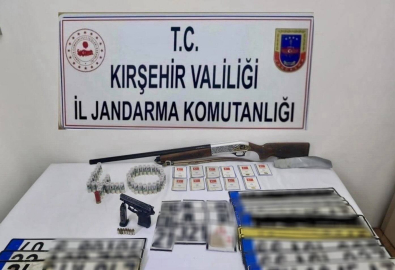 Sahte plaka basan şahıs yakalandı