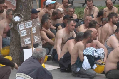 5 aydır maaş alamayan maden işçilerinin açlık grevi 8’inci gününde devam ediyor
