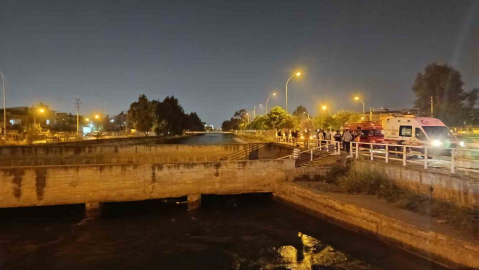 Arkadaşıyla otururken kanala düştü, akıntıya kapılıp kayboldu