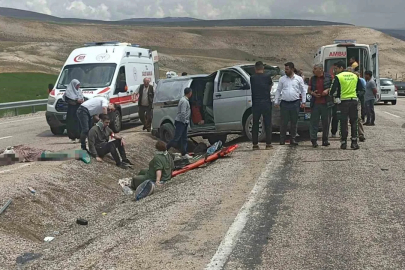 Bayram tatili yolunda feci kaza: 1 ölü 8 yaralı
