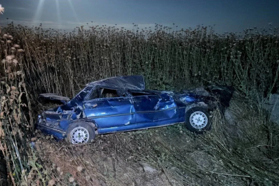 Şanlıurfa’da otomobil şarampole devrildi: 4 yaralı
