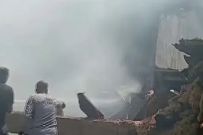 Sivas’ta mutfak tüpü patladı, çıkan yangında bir kişi dumandan etkilendi
