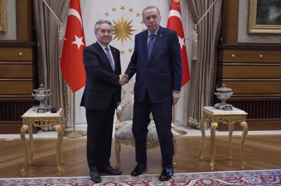 Cumhurbaşkanı Erdoğan, Kırgızistan Dışişleri Bakanı Kulubayev’i kabul etti
