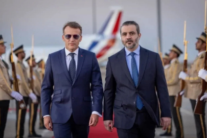 Fransa Cumhurbaşkanı Macron Suriye’de
