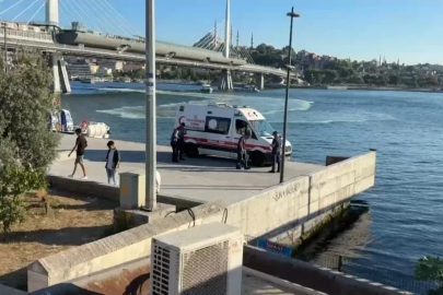 Haliç’te denize düşen tekne personelinin cesedine ulaşıldı
