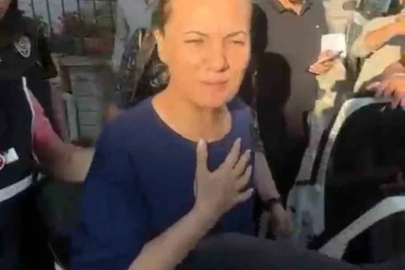 Başkan Fatma Kaplan Hürriyet’in, polis aracına bindiği anların görüntüsü ortaya çıktı
