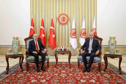 TBMM Başkanı Kurtulmuş, CHP Genel Başkanı Kılıçdaroğlu ile görüştü
