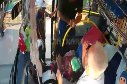 Penseyi silah gibi gösterip şoförü tehdit eden yolcu yakalandı
