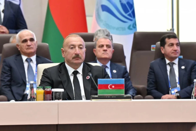 Aliyev: "Ermenistan ile ticaret hacminin artırılması ve yeni kara ulaşım bağlantılarının oluşturulması konusunda çalışıyoruz"
