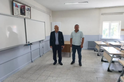 Aydıntepe’de yeni dönem öncesi okullarda inceleme yapıldı
