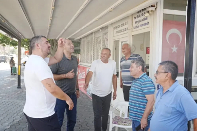 Germencik’te belediye çalışmaları sahada incelendi
