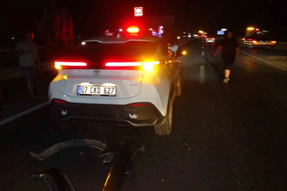 Yola fırlayan köpek kazaya neden oldu, 6 araç birbirine girdi
