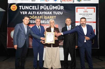 ’Pülümür Yer Altı Kaynak Tuzu’ coğrafi işaretle tescillendi
