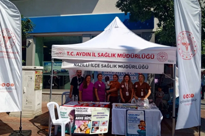 Nazilli’de Halk Sağlığı Haftası’nda sağlıklı gelecek için farkındalık çalışması
