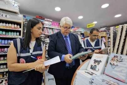 Hatay’da kırtasiye ürünlerine yönelik denetimler sürüyor
