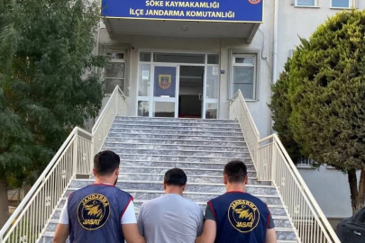 Söke’de 14 yıl 7 ay hapis cezasıyla aranan hükümlü yakalandı
