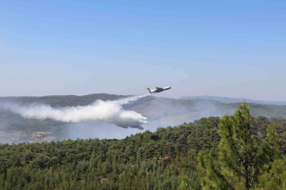 Muğla’daki yangının enerjisi düşürüldü
