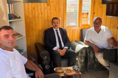 Kaymakam Ahat’tan esnaf ve köy ziyareti
