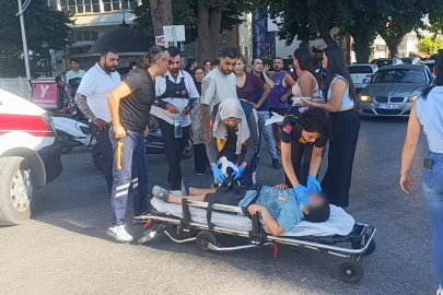 Antalya’da motosiklet ile otomobil çarpıştı: 2 yaralı
