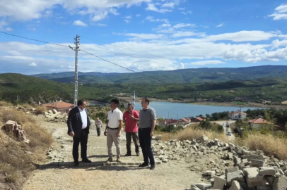 Sinop’ta köylere parke yol
