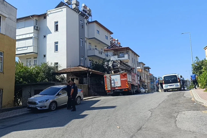"Çatıda biri var" ihbarı ekipleri alarma geçirdi
