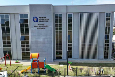 Antalya Büyükşehir Belediyesi 19 kreşle yeni eğitim dönemine hazır
