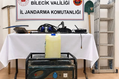 Bilecik’te define arayan 2 kişi suçüstü yakalandı
