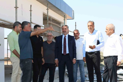 Başkan Şerifoğulları, yapımı devam eden projeleri inceledi
