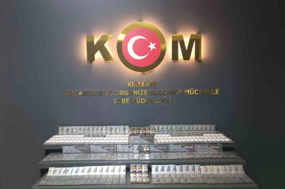 Kırşehir’de gümrük kaçağı sigara ele geçirildi
