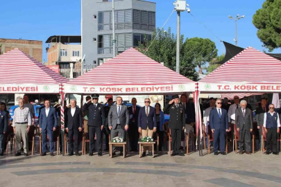 Köşk’te 19 Eylül Gaziler Günü törenle kutlandı
