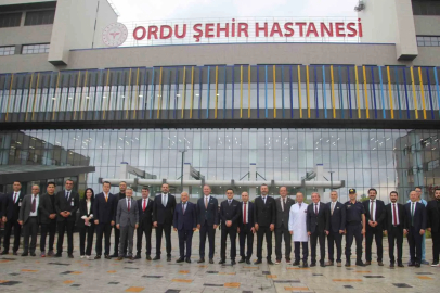 Ordu Şehir Hastanesinde hasta kabulü başladı: İlk hastalar protokol üyeleri
