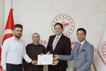 Sındırgı KETEM çalışanlarına başarılı kanser taramaları nedeniyle teşekkür belgesi
