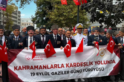 Gaziler Günü’nde kahramanlara vefa yürüyüşü
