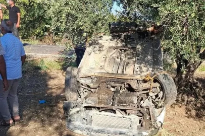 Altınözü’nde otomobil zeytinliğe uçtu: 1 yaralı
