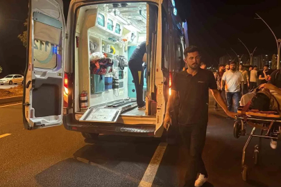 Seyir halindeki kamyonetin yolcu koltuğundan düşen şahıs yaralandı
