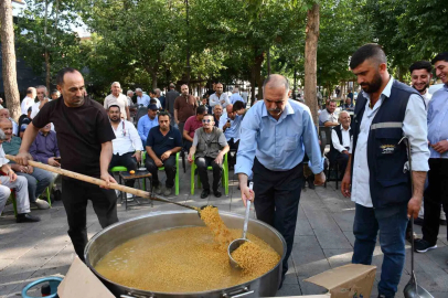 Siverek’te unutulmaya yüz tutmuş bulgur kaynatma geleneği yaşatıldı
