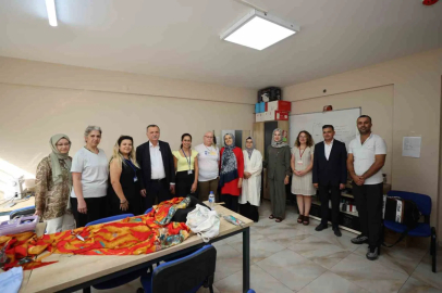 Başkan Balaban’dan kadın dayanışma ve eğitim merkezlerine ziyaret

