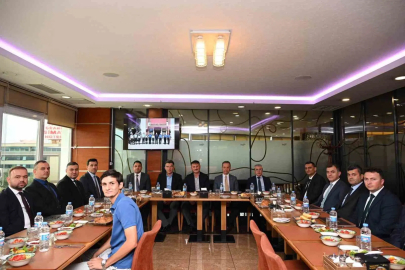 Erzincan Emniyet Müdürü Zafer Baybaba için veda yemeği düzenlendi
