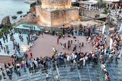 2 bin yıllık atmosferde sanat ve manzara buluştu
