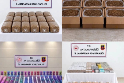 Antalya’da yarım ton kıyılmış tütün ele geçirildi
