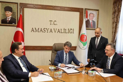 Gümüşhacıköy OSB’nin kuruluş protokolü imzalandı

