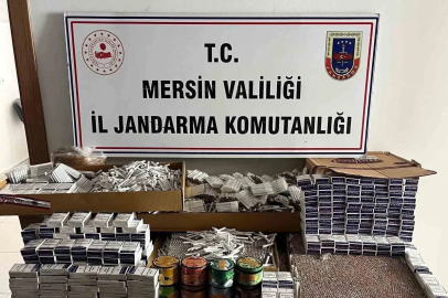 Mersin’de sigara kaçakçılığı operasyonu: 32 bin 120 makaron ele geçirildi

