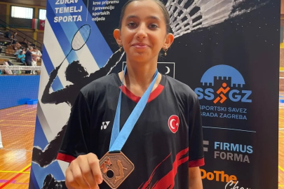Manisalı Irmak, Hırvatistan’da kürsüye çıktı
