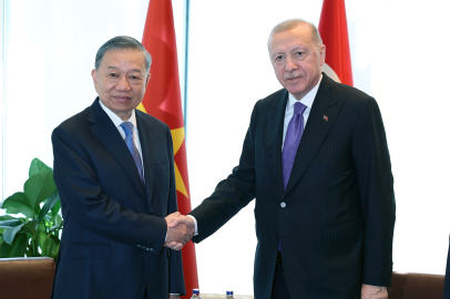 Cumhurbaşkanı Erdoğan, Vietnam Devlet Başkanı Lam ile görüştü